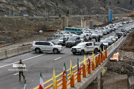 گزارش تصویری بهره برداری از آزادراه منجیل - رودبار (11)