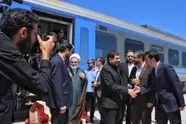 گزارش تصویری | افتتاح راه آهن رشت بندر کاسپین