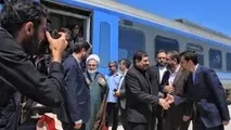 گزارش تصویری | افتتاح راه آهن رشت بندر کاسپین