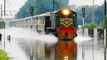 سیل دودمان راه آهن پاکستان را به باد داد