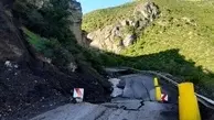 قطع راه ارتباطی ۲۰ روستای محور دراسله سوادکوه به دلیل رانش جاده