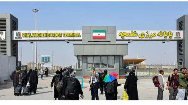 عکس | حمله هوایی به پایانه مرزی شلمچه