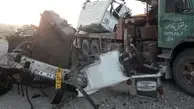  یک نقطه پرحادثه در هرمزگان باعث مرگ راننده کامیون شد + عکس