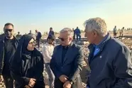 بازدید وزیر راه و شهرسازی از بازسازی محل تعرض دشمن به تاسیسات ریلی