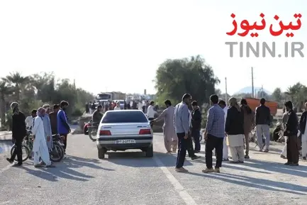 مناطق سیل زده جاسک