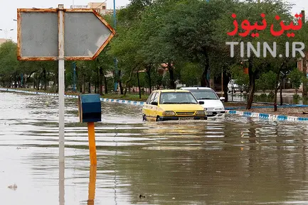آبگرفتگی معابر در آبادان