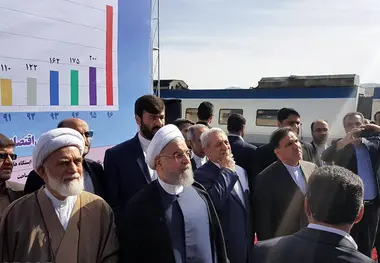 راه‌آهن تهران-همدان افتتاح شد