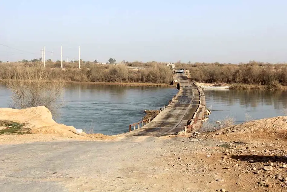 بازگشایی پل شناور دیلم-شعیبیه در شوشتر 