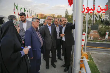 بازدید دوره‌ای معاون حمل‌ونقل و ترافیک شهرداری تهران و مدیران این معاونت از پروژه‌های حمل و نقل و ترافیک شهرداری منطقه ۴