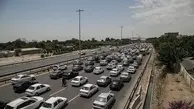 ترافیک در جاده‌های شمالی به سمت تهران