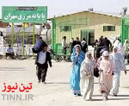 آمار تردد مسافر از پایانه مرزی مهران درسال ۹۳