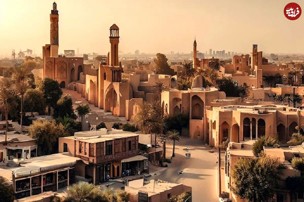 عکس| نمایی از شهر شیراز در سال 1002 از نگاه هوش مصنوعی