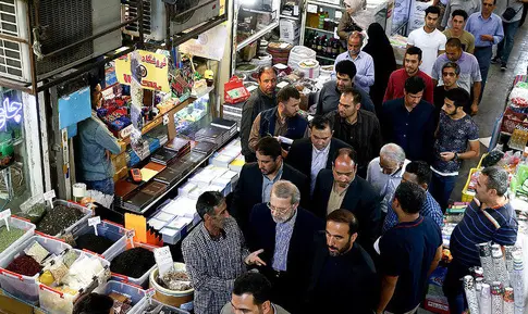 لاریجانی در بازار