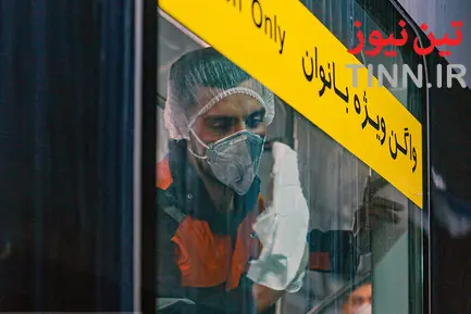 ضدعفونی کردن واگن‌های خط یک مترو اصفهان