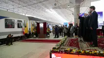 رییس‌جمهور، راه‌آهن مراغه-ارومیه را افتتاح کرد