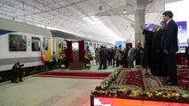 رییس‌جمهور، راه‌آهن مراغه-ارومیه را افتتاح کرد