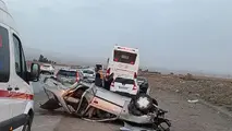 واژگونی خودرو در جاده شیراز ۲ کشته برجا گذاشت