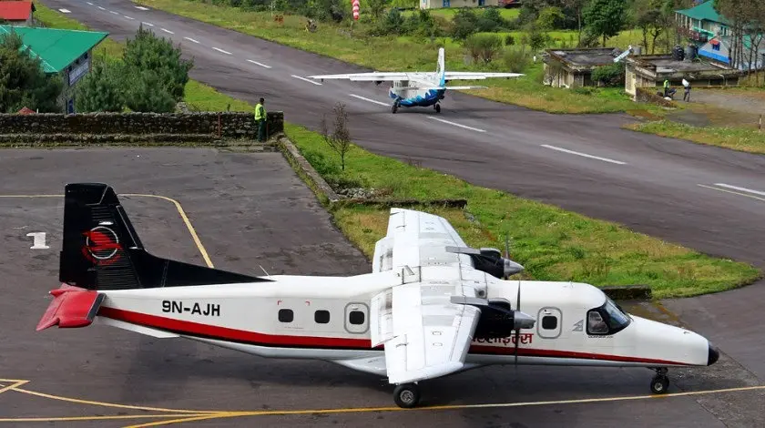 Simrik Airlines Dornier 228 Suffered a Runway Excursion on Takeoff