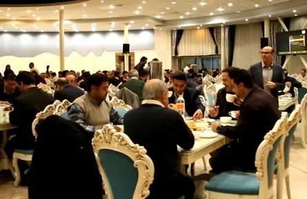 مراسم افطاری تشکل های صنفی ریلی و شرکت راه آهن