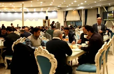 مراسم افطاری تشکل های صنفی ریلی و شرکت راه آهن