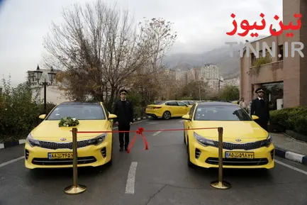 مراسم رونمایی از ناوگان نوسازی شده تاکسیرانی