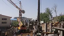 پیشرفت 35 درصدی پروژه احداث پارکینگ 11 طبقه ای نیایش