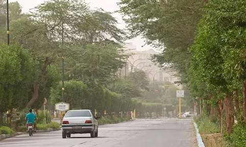 گرد و خاک در آبادان