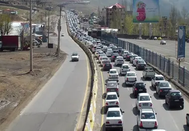 برقراری تردد دوطرفه در محور کندوان