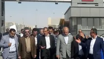 بازدید جمعی از مسئولین از پایانه‌های مرزی خوزستان