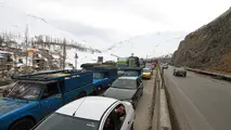 بازگشایی محور هراز/ ترافیک عادی است