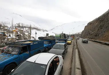 بازگشایی محور هراز/ ترافیک عادی است