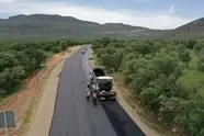۵۵ کیلومتر روکش آسفالت در کاشان اجرا شد