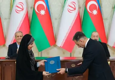 امضای تفاهم نامه همکاری میان ایران و جمهوری آذربایجان در حوزه حمل ونقل