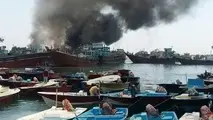 نجات یک فروند لنج سفاری در اسکله دیلم