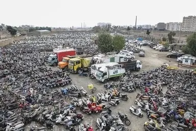 فراخوان تعیین تکلیف ۱۷۰۰۰ دستگاه خودرو و موتور سیکلت توقیفی