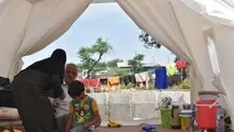 1017 سیل‌زده در اردوگاه‌های هلال احمر خوزستان سکنی دارند