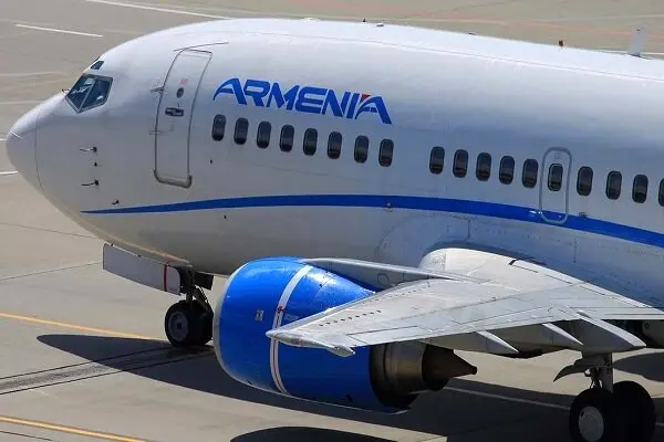 پروازهای شرکت هواپیمایی ارمنستان از فرودگاه امام مجددا آغاز شد 