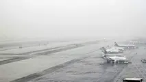ابطال و تاخیر برخی پروازهای فرودگاه اهواز به‌دلیل پدیده مه