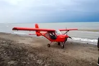 فیلم| فرود هواپیماهای فوق سبک در فرودگاه آموزشی مهریز یزد