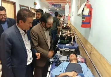 تصادف مینی‌بوس حامل دانش آموزان در جاده خرم‌آباد - بروجرد