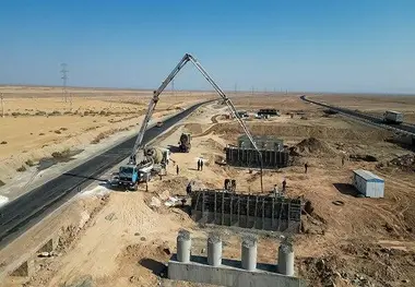 پیشرفت ۸۵ درصدی پروژه احداث نخستین پُل شمعی جاده ای استان یزد