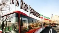اتوبوس‌های قرمز تهران‌گردی در ایام نوروز