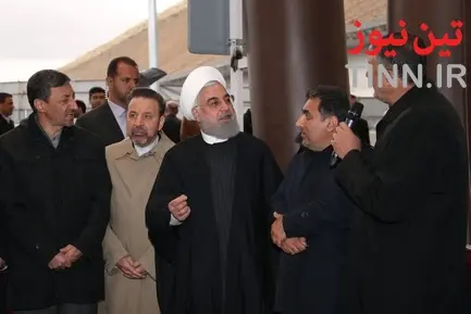 افتتاح منطقه یک ازاد راه تهران - شمال