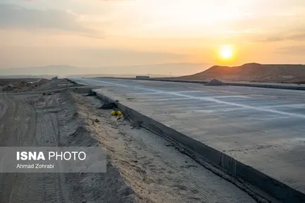 گزارش تصویری اجرای پروژه آزادراه شهید سلیمانی قم  (8)