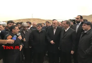 بازدید جهانگیری و آخوندی از عملیات اجرایی آزادراه همت-کرج   