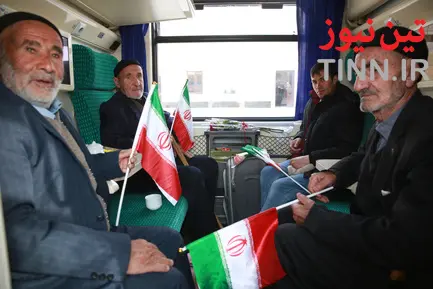 مراسم افتتاح راه آهن میانه - بستان آباد