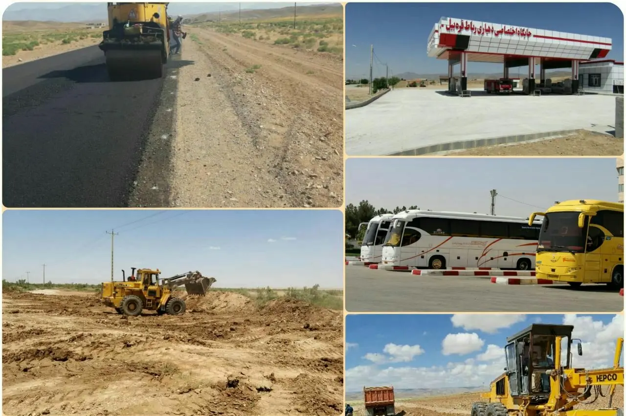 افتتاح ۳۸ پروژه راهداری  و حمل و نقل جاده ای در خراسان شمالی