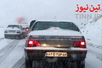 وضعیت قرمز برای مسافران محور کیاسر به سمنان