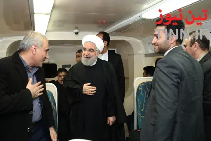 سفر مترویی دکتر روحانی به هشتگرد