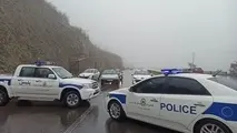 انسداد محور چالوس و آزادراه تهران تا ساعت ۲۲ امشب 